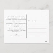 緑のフローラ写真メリークリスマスポストカード シーズンポストカード (裏面)