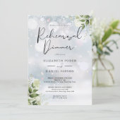 緑のフローラ冬のリハーサルディナー 招待状 (スタンド正面)