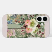 緑のフローラ十字 Case-Mate iPhoneケース (裏面 (横))