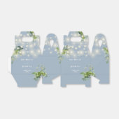 緑のフローラ文字列ライトダスティブルー結婚ズ フェイバーボックス (折り畳みなし)