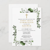 緑のフローラ最初の聖餐式を保存 ポストカード (正面/裏面)