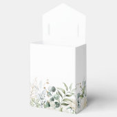 緑のフローラ水の結婚色 フェイバーボックス (オープン)