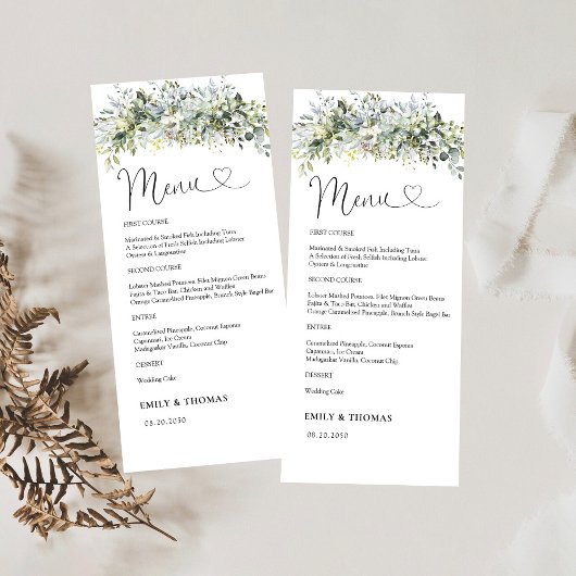 緑のフローラ結婚のセレモニー メニュー