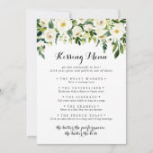 緑のフローラ結婚のメキスをするニュー・ゲーム・カード (正面)