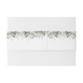 緑のフローラ結婚式招待状ベリーバンド 招待状ベリーバンド (裏面例)