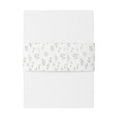 緑のフローラ結婚式招待状ベリーバンド 招待状ベリーバンド (裏面例)