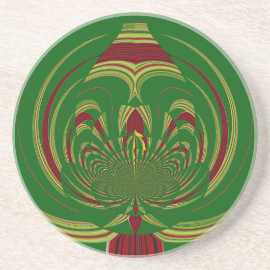 緑のフローラ コースター (正面)