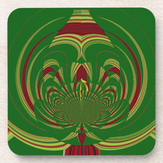 緑のフローラ コースター (正面)