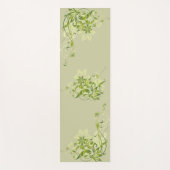 緑のフローラ ヨガマット (正面)