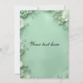 緑のフローラ 招待状 (正面)