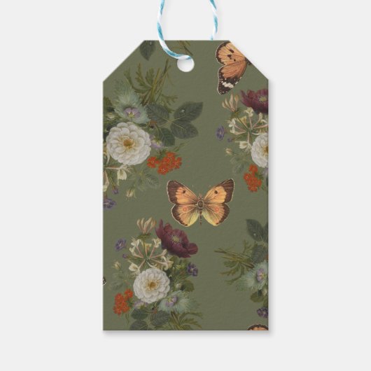 緑のフローラ：魅惑の庭 ギフトタグ (正面)