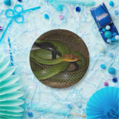 緑のブッシュのナメラ属 ペーパープレート (パーティー)