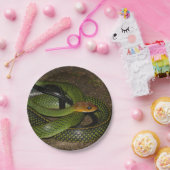 緑のブッシュのナメラ属 ペーパープレート (パーティー)