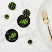 緑のブドウのテーブル紙吹雪 コンフェッティ (グループ)