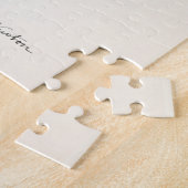 緑のブドウの房フルーツ水の色絵画の ジグソーパズル (側面)