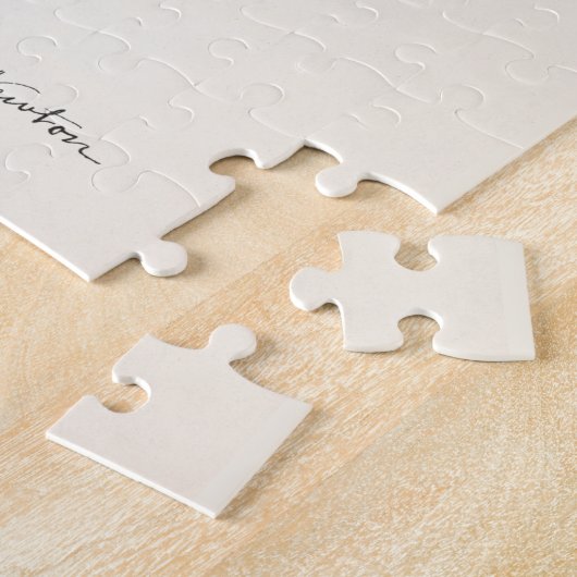 緑のブドウの房フルーツ水の色絵画の ジグソーパズル (側面)