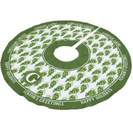 緑のブドウの木のスカート ブラッシュドポリエステルツリースカート