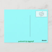 緑のブドウ畑の写真 ポストカード (裏面)