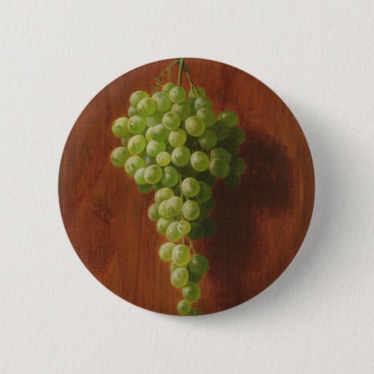 緑のブドウ 缶バッジ (正面)