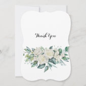 緑のブライダルシャワーへの招待 招待状 (裏面)