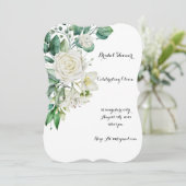 緑のブライダルシャワーへの招待 招待状 (スタンド正面)