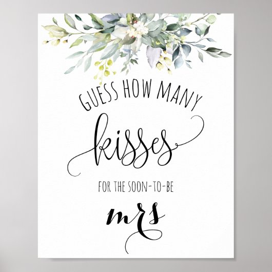 緑のブライダルシャワーゲームポスター ポスター (正面)