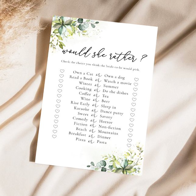 緑のブライダルシャワーゲーム (クリエイターアップロード済み)