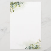 緑のブライダルシャワーゲーム (裏面)