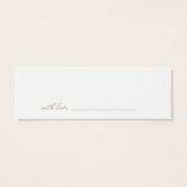 緑のブライダルシャワーデイトナイトカード (裏面)