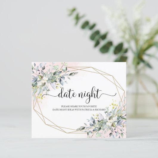 緑のブライダルシャワーデイトナイトジャールカード (スタンド正面)