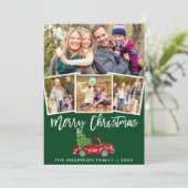 緑のブラシスクリプトヴィンテージトラック4写真 シーズンカード (スタンド正面)