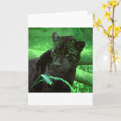 緑のブラックパンサーJaquar カード (黄色い花)