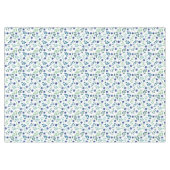 緑のブルーベリ葉ー模様 テーブルクロス (正面(横))