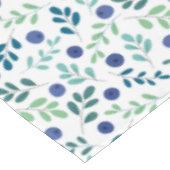 緑のブルーベリ葉ー模様 テーブルクロス (アングル)