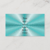 緑のブロック， 3Dレインボーアート 名刺 (正面)