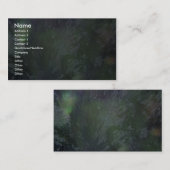 緑のプラスチック 名刺 (正面/裏面)