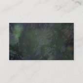 緑のプラスチック 名刺 (裏面)