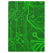 緑のプリント基板パターン クリップボード (裏面)