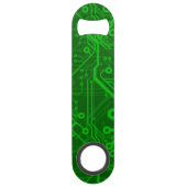 緑のプリント基板パターン スピード栓抜き (裏面)