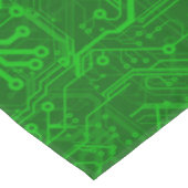 緑のプリント基板パターン テーブルクロス (アングル)