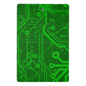 緑のプリント基板パターン ミニクリップボード (裏面)