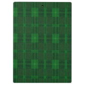緑のプレイドクリップボード クリップボード (裏面)