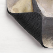 緑のヘッドスカーフの女の子(Ludwig Passini著) マウスパッド (コーナー)