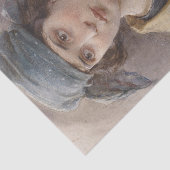 緑のヘッドスカーフの女の子(Ludwig Passini著) 薄葉紙 (詳細)