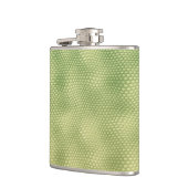 緑のヘビの皮膚効果爬虫類野生生物 フラスク (左)