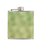 緑のヘビの皮膚効果爬虫類野生生物 フラスク (正面)