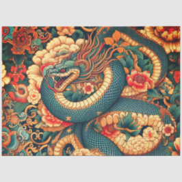 緑のヘビの花 薄葉紙