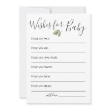 緑のベビーシャワーがベビー