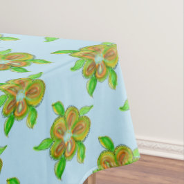 緑のベビーブルー テーブルクロス