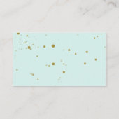 緑のベージュのリスが本を持ってくる エンクロージャーカード (裏面)